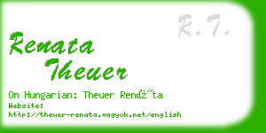 renata theuer business card
